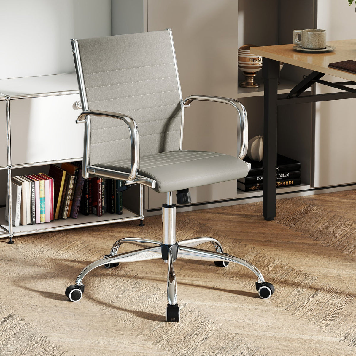 Height Adjustable Office Chair with Rocking Backrest 17