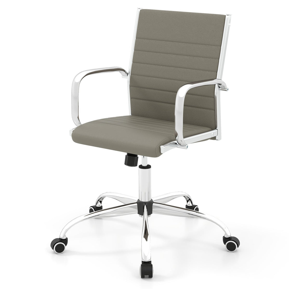 Height Adjustable Office Chair with Rocking Backrest 19