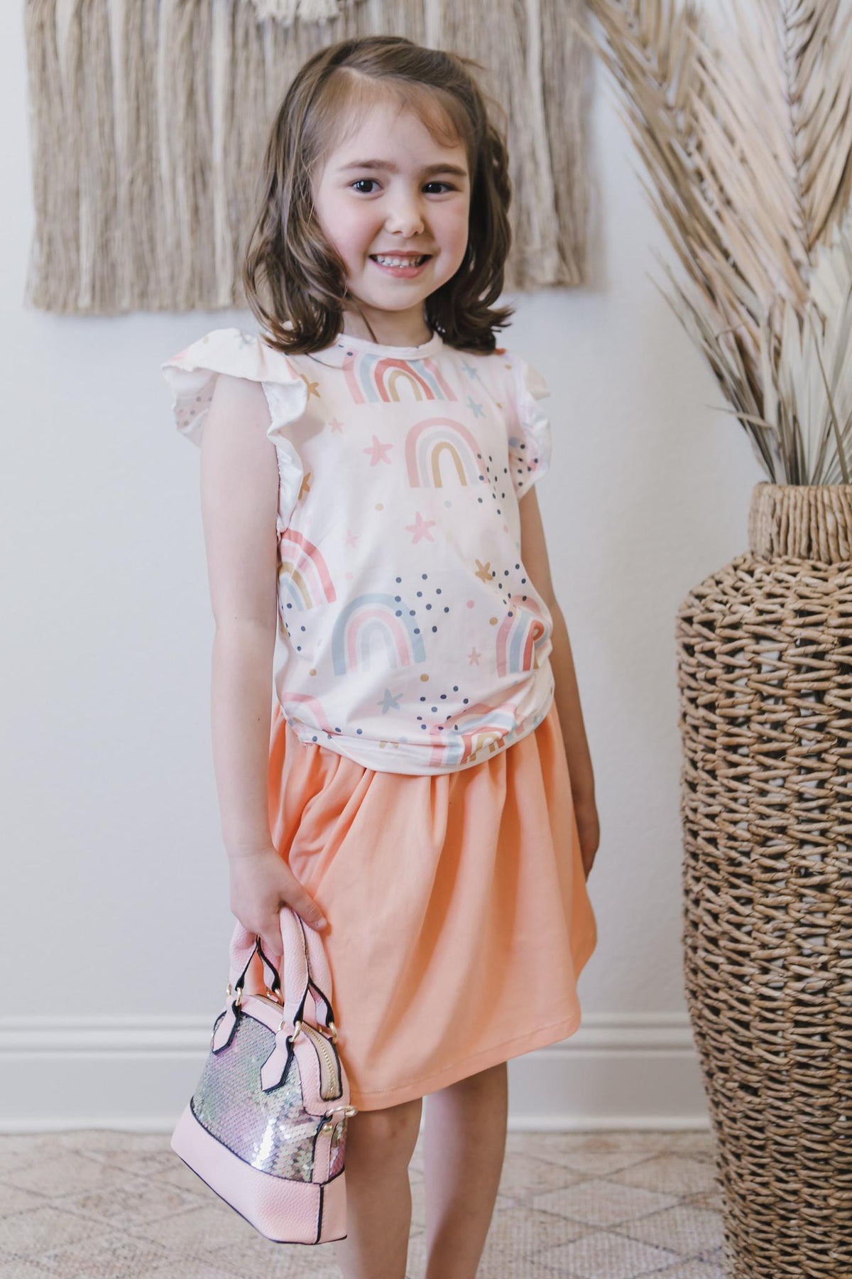 Over the Rainbow S/S Ruffle Tee 3