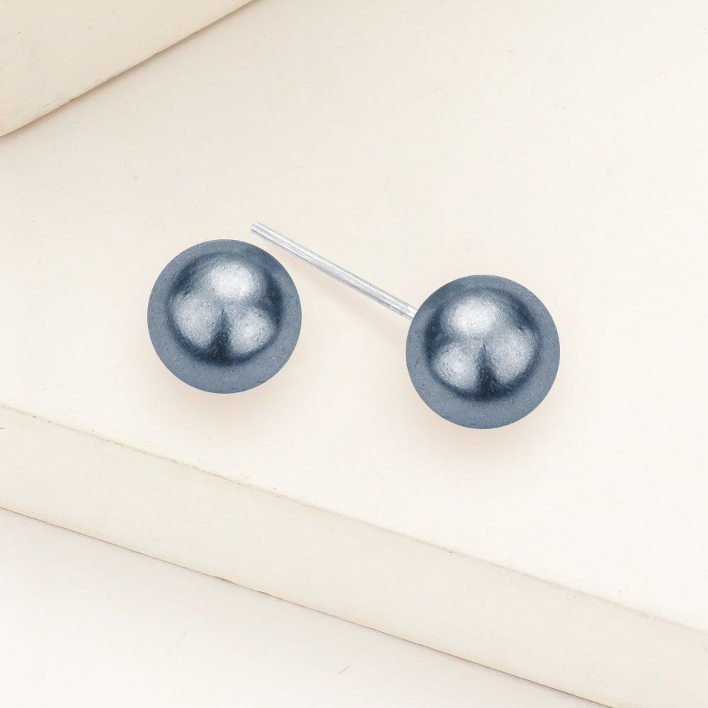 Pearl stud earrings 10