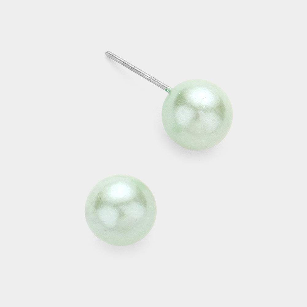 Pearl stud earrings 1