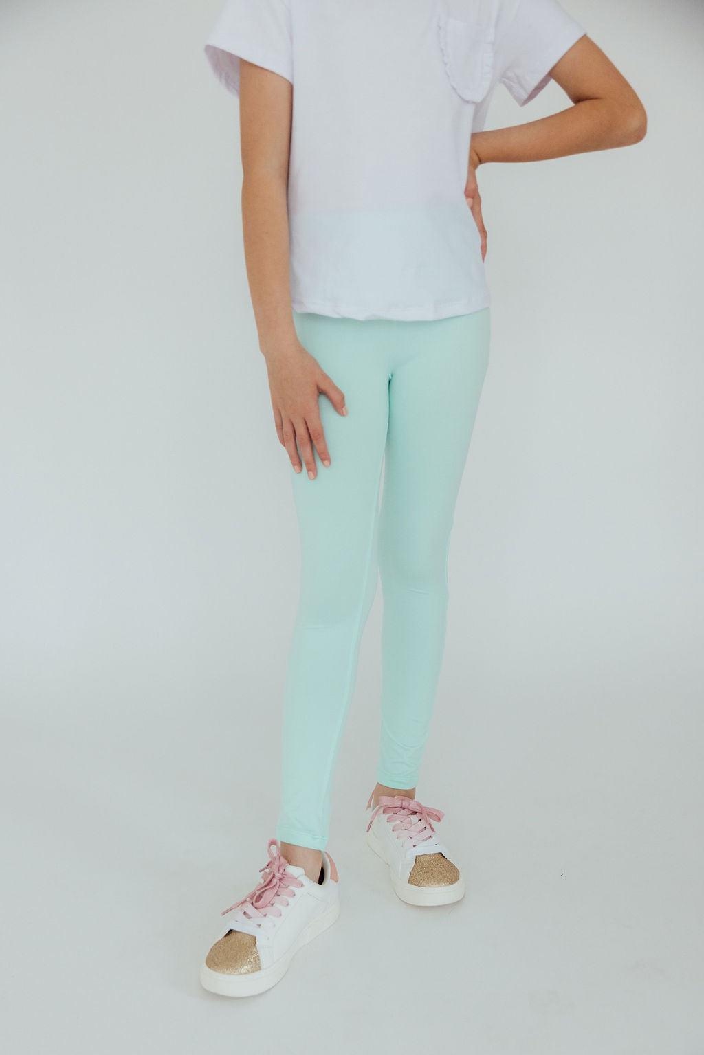 Pastel Green Leggings 2
