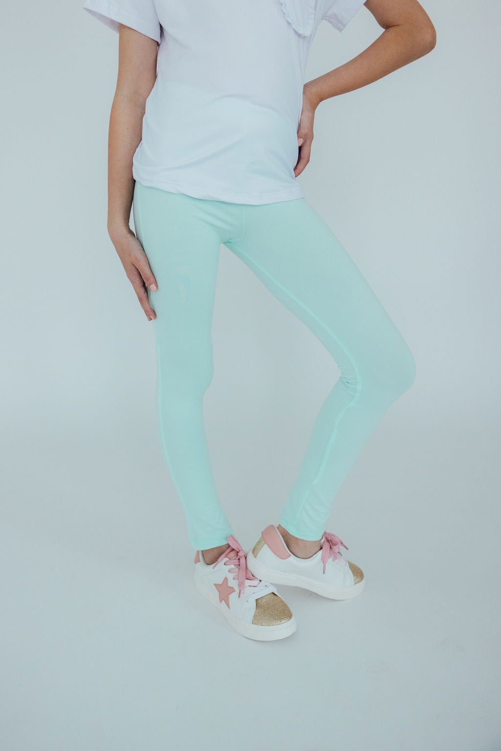 Pastel Green Leggings 4
