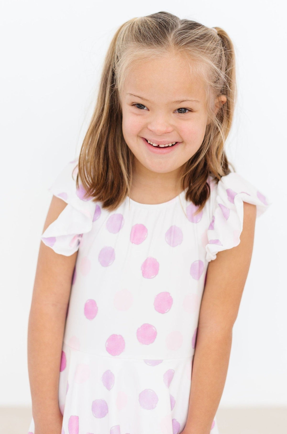 Pastel Polka Dot S/S Twirl Leotard 5