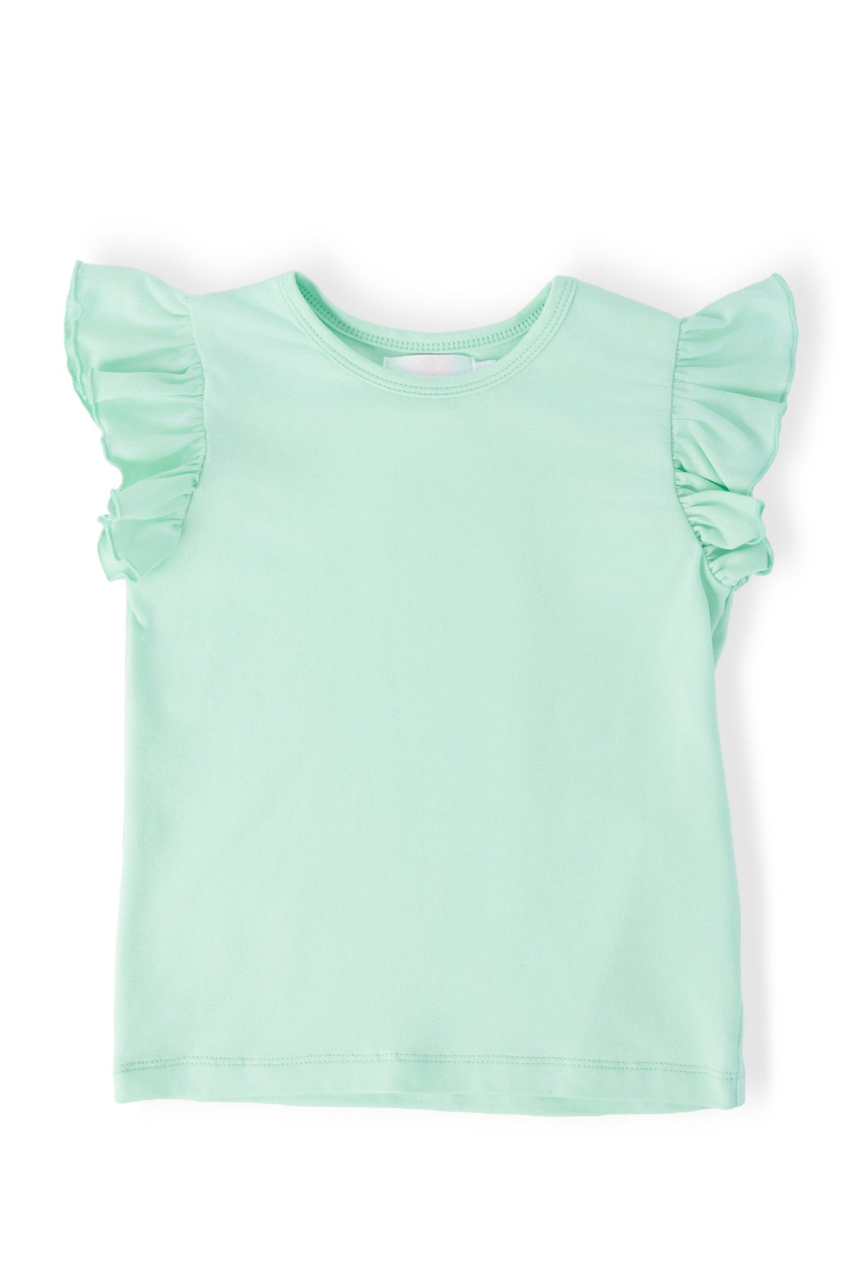 Pastel Green S/S Ruffle Tee 1