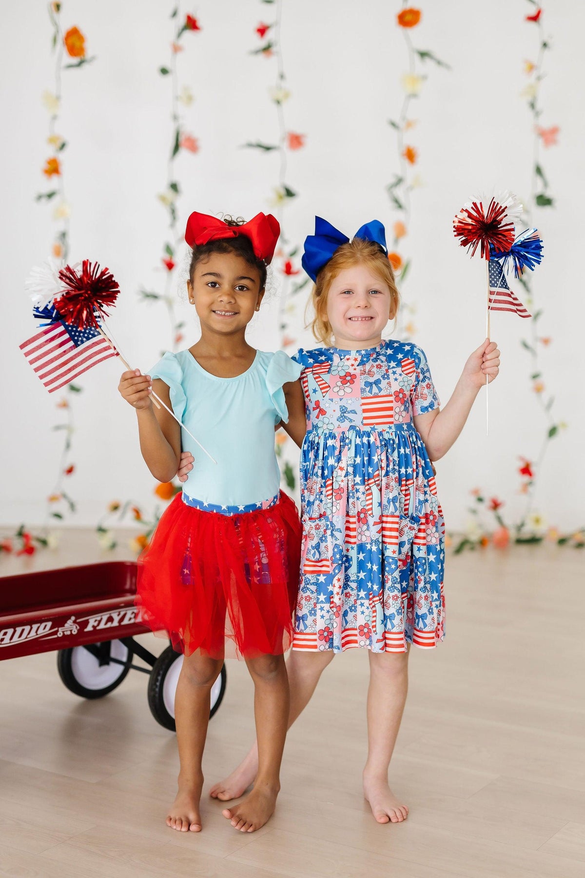 SALE Patriotic Patchwork Tutu Shorts 5