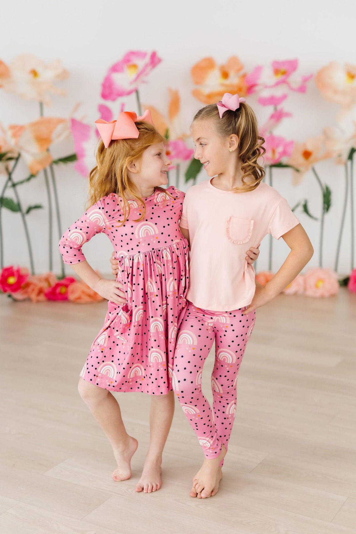 Peach Ruffle Pocket Tee 6