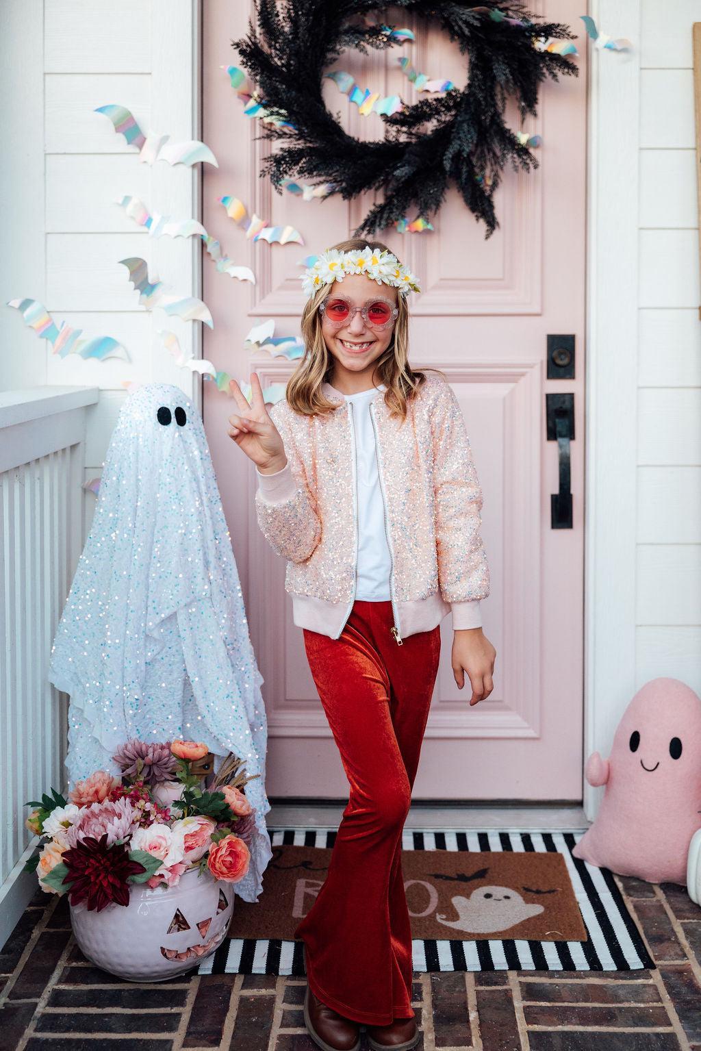 Peach Sequin Jacket 2