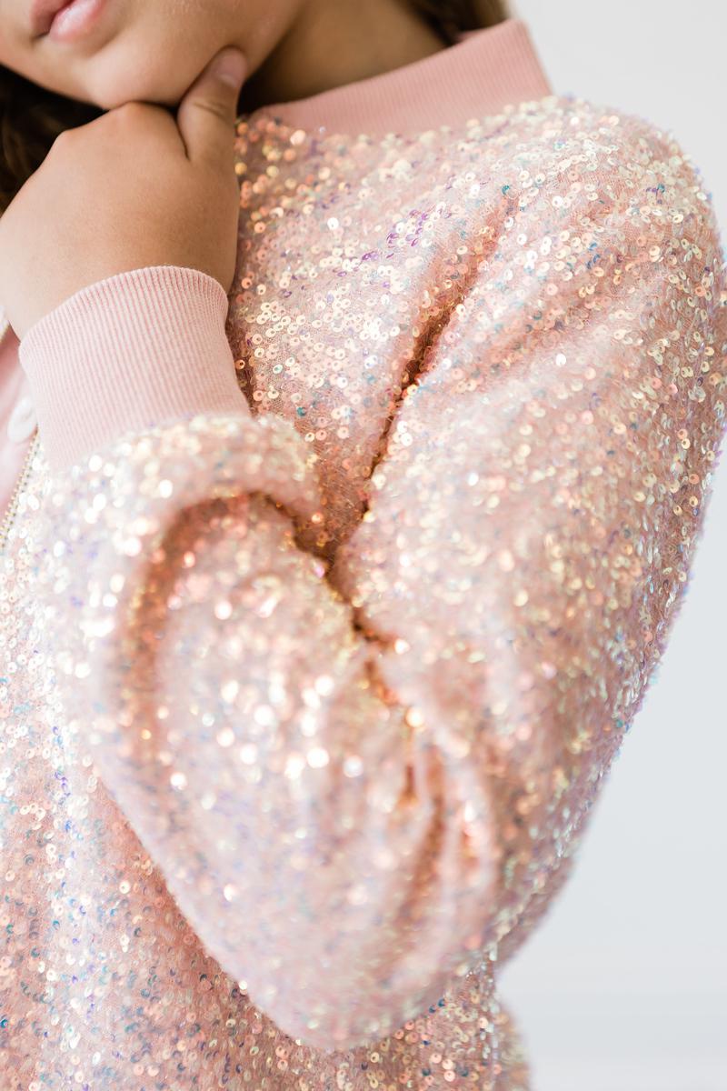 Peach Sequin Jacket 5