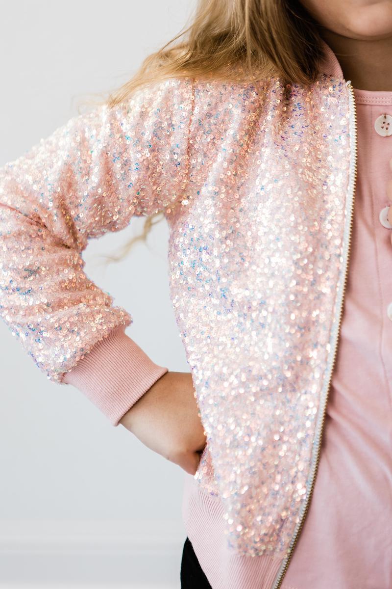 Peach Sequin Jacket 6