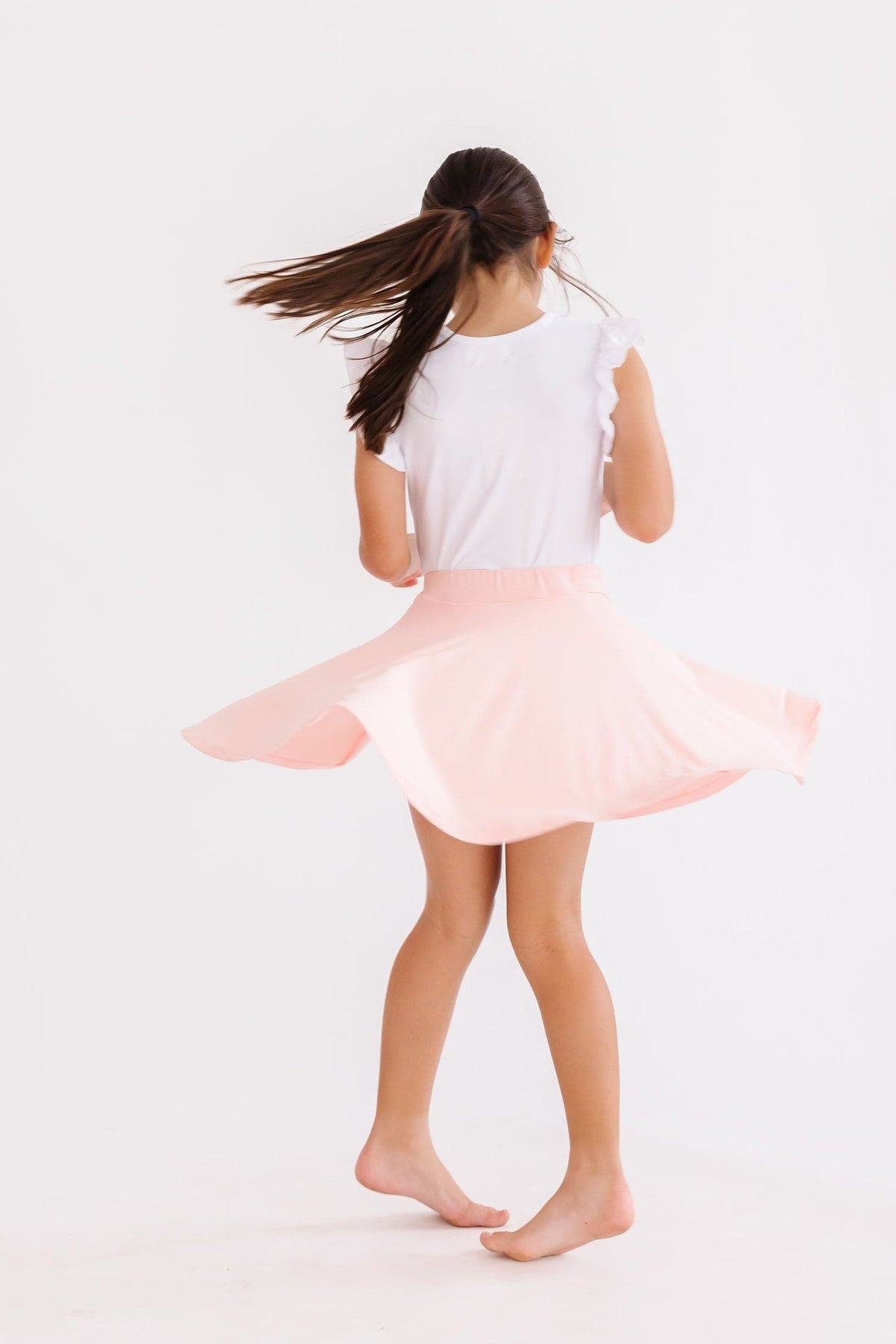 Peach Twirl Skort 2