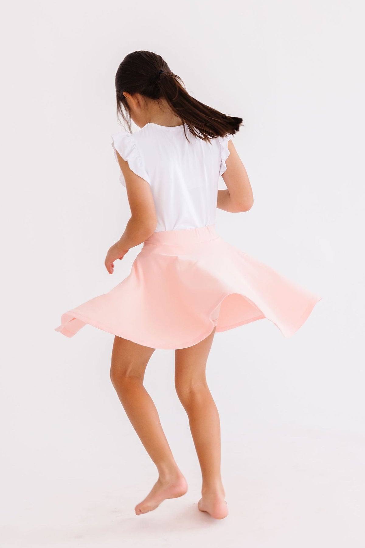 Peach Twirl Skort 3
