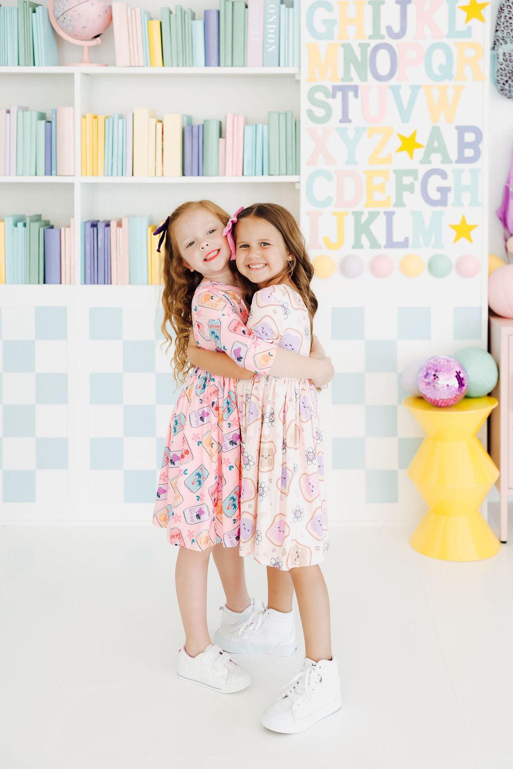 SALE Peanut Butter Jelly Time S/S Pocket Twirl Dress 5