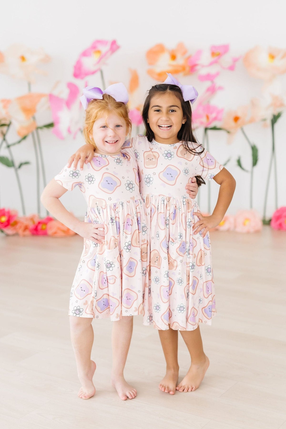SALE Peanut Butter Jelly Time S/S Pocket Twirl Dress 7