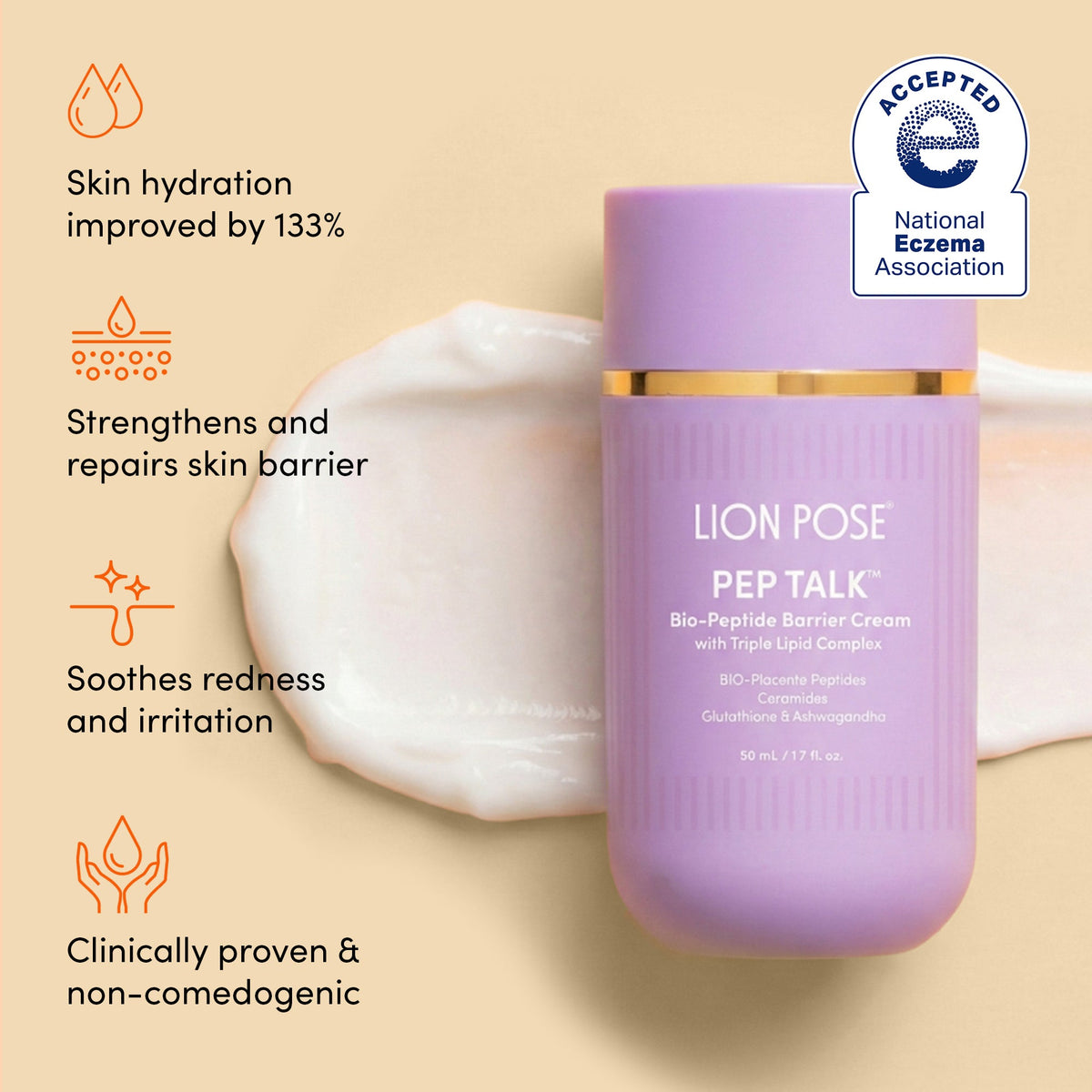 PEP TALK™ Bio-Peptide Barrier Repair Cream with Triple Lipid Complex 2