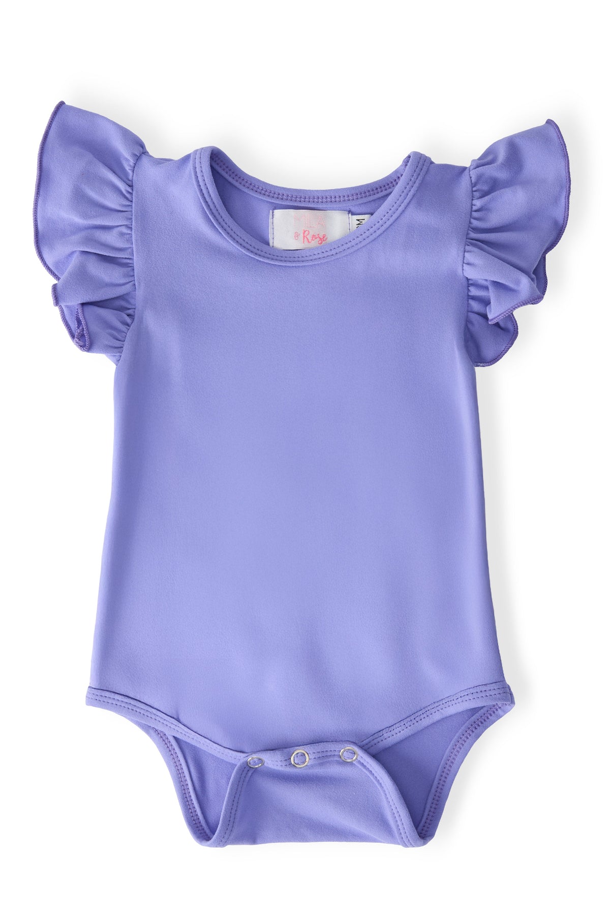 Periwinkle S/S Flutter Bodysuit 1