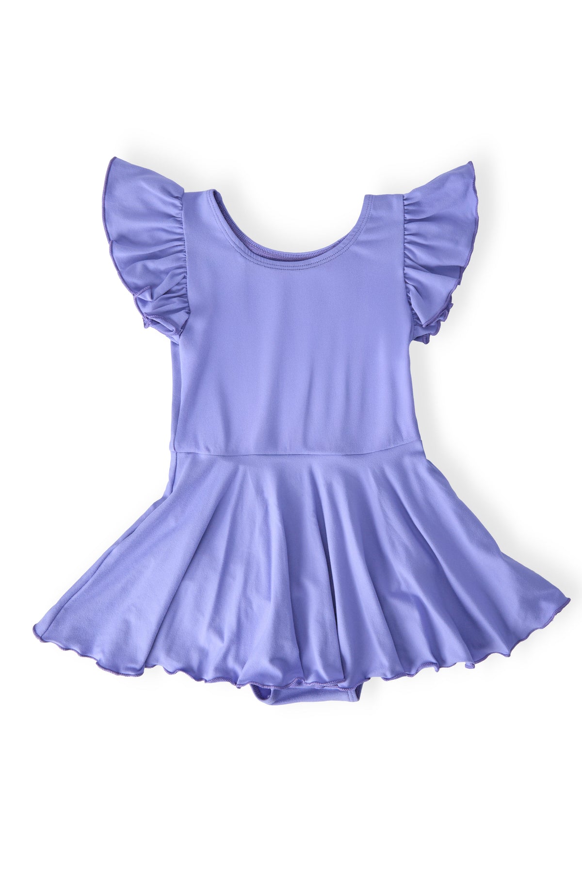 Periwinkle S/S Twirl Leotard 1