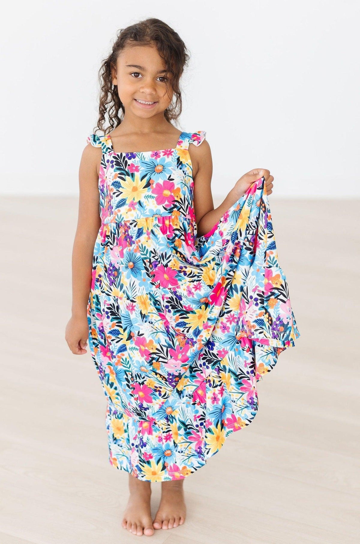 Petal Paradise Ruffle Maxi Dress 1