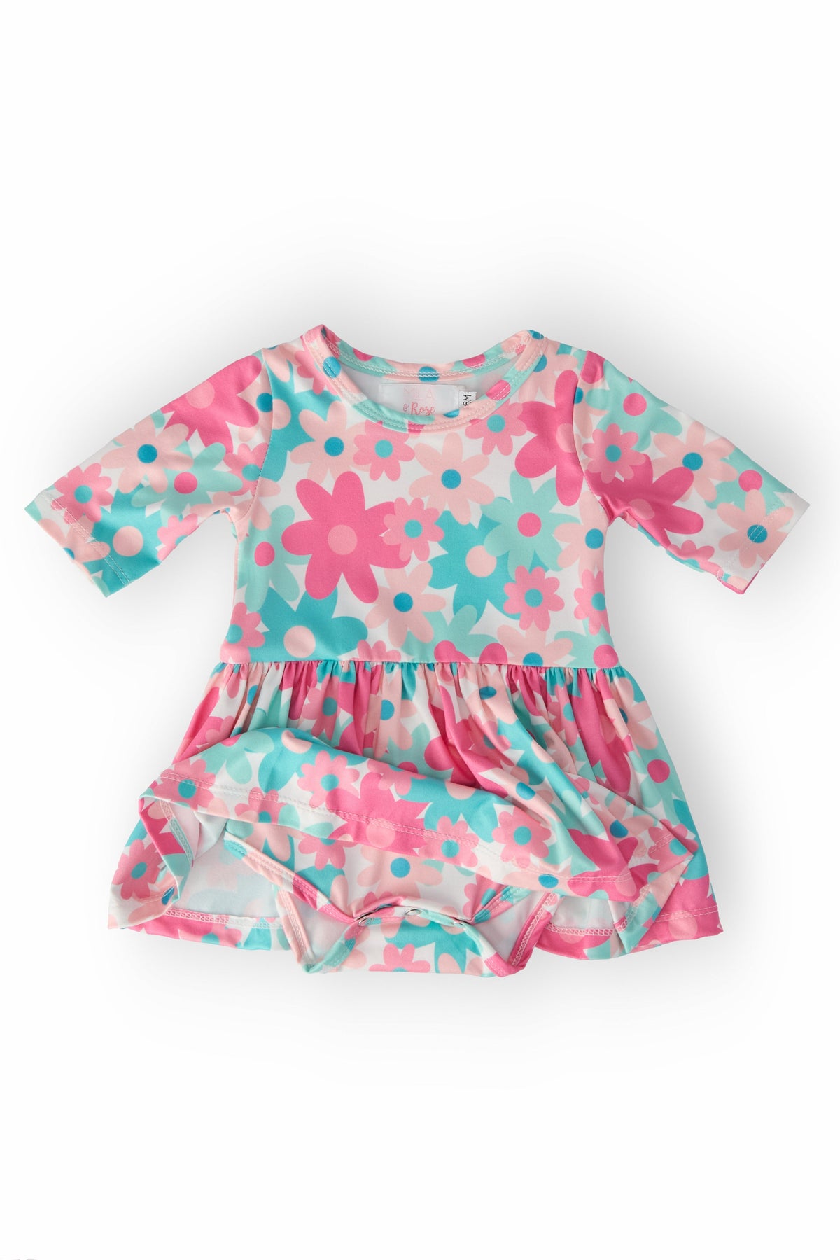 SALE Petal Perfection 3/4 Sleeve Twirl Bodysuit 3