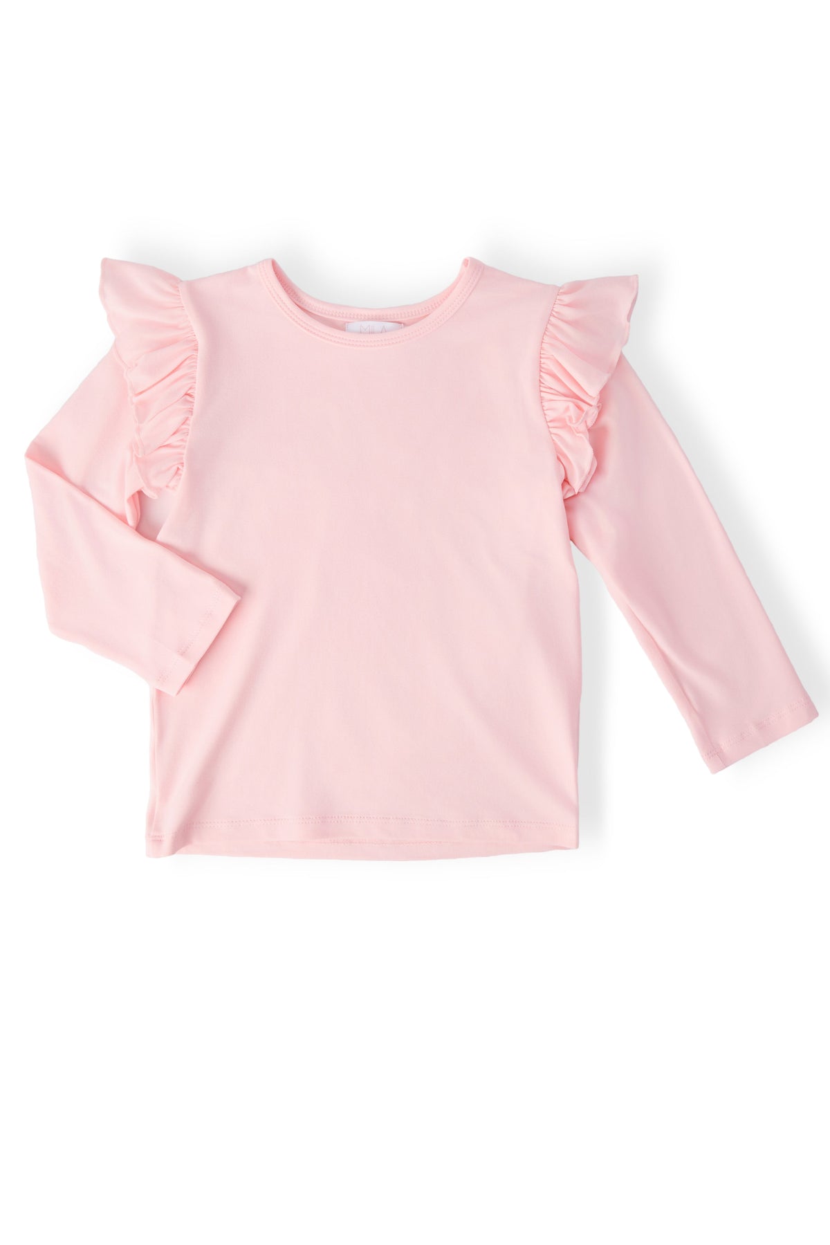 Petal Pink L/S Ruffle Tee 1