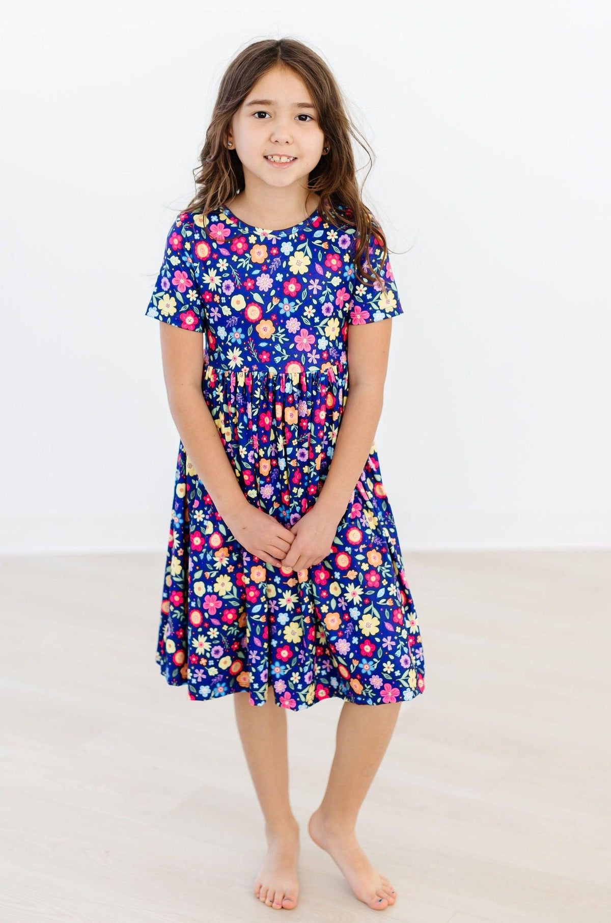 Pick a Posy S/S Pocket Twirl Dress 3