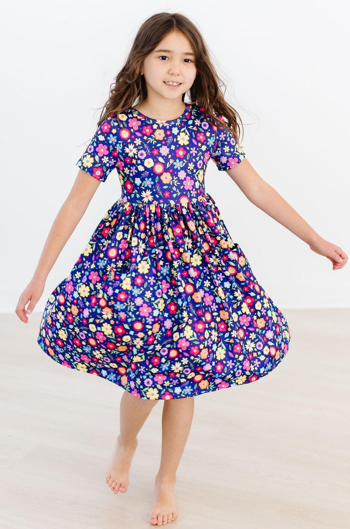 Pick a Posy S/S Pocket Twirl Dress 5