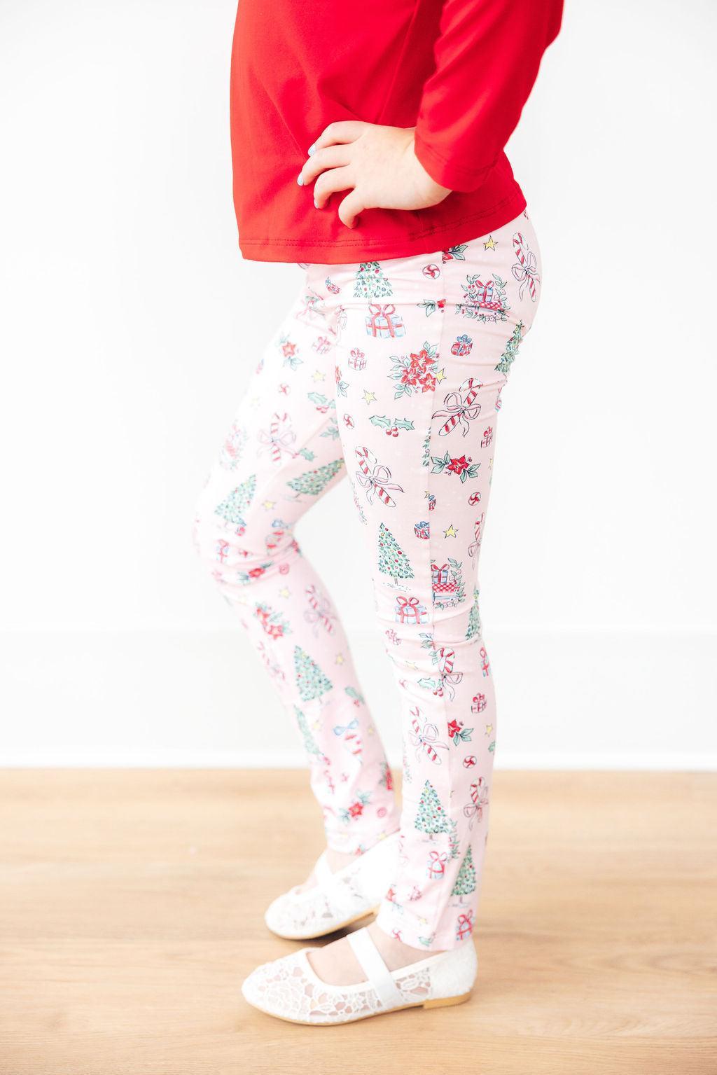 Pink Christmas Leggings 3