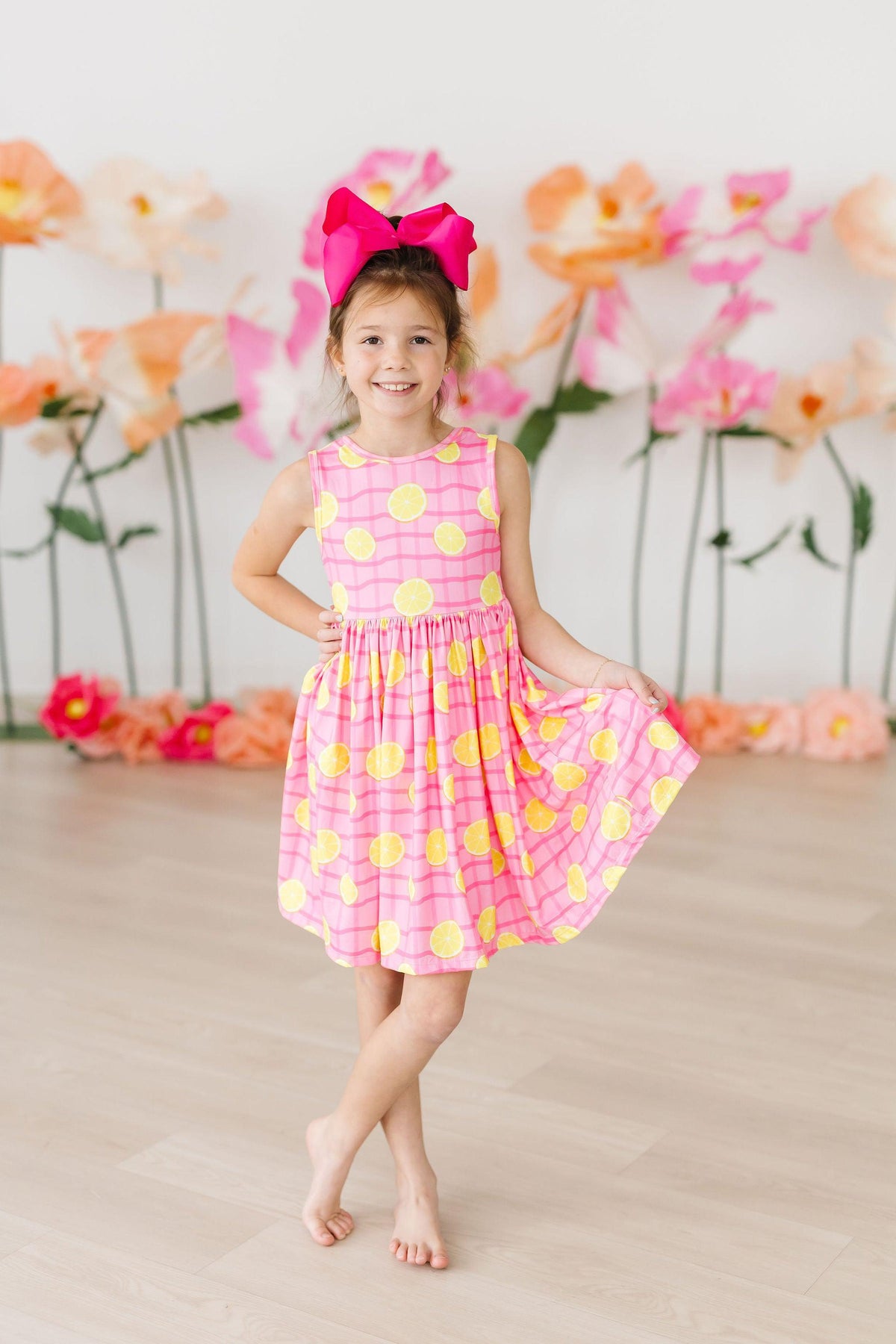 Pink Lemonade Tank Twirl Dress 5
