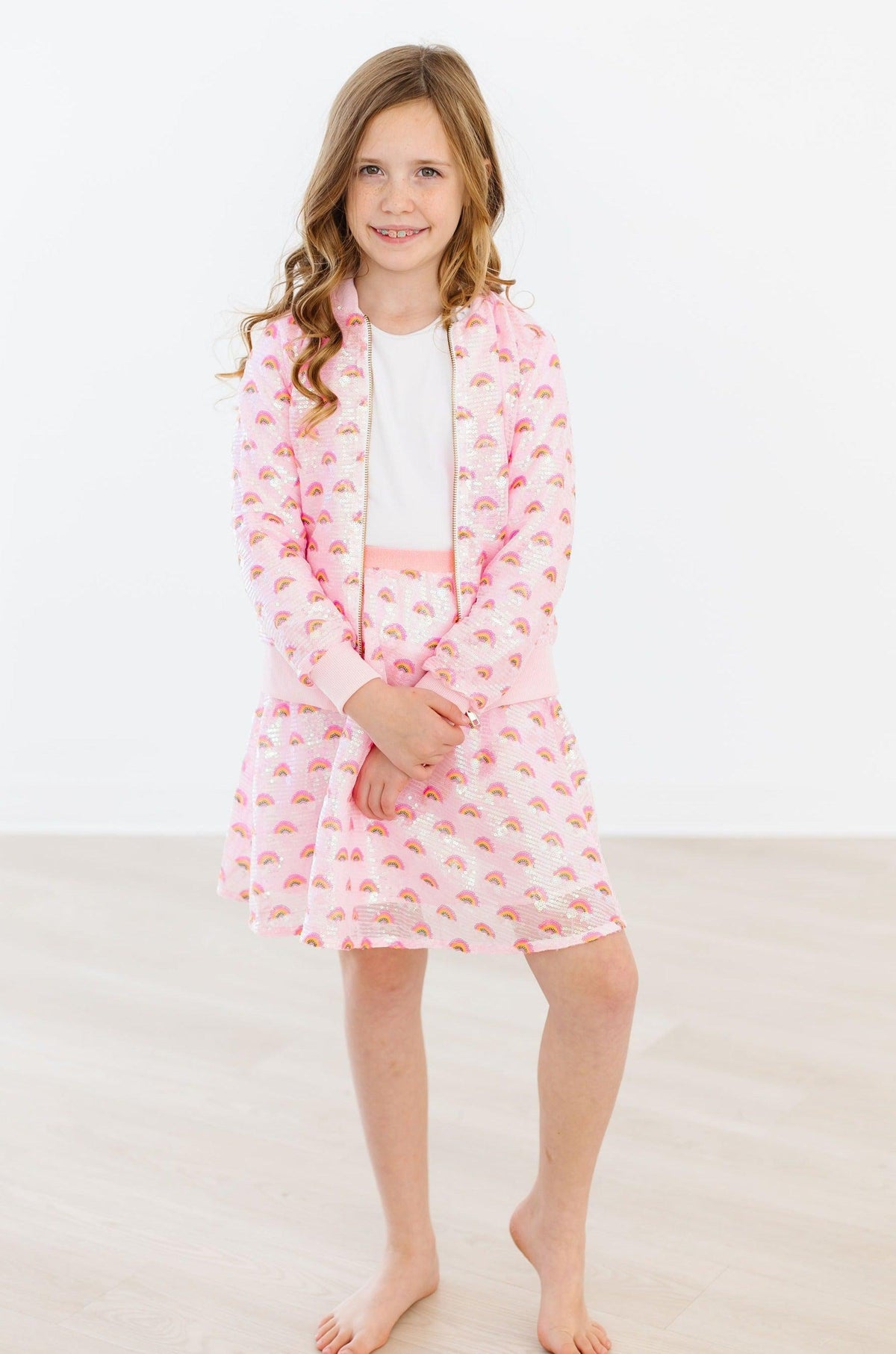 Pink Rainbow Sequin Jacket 4