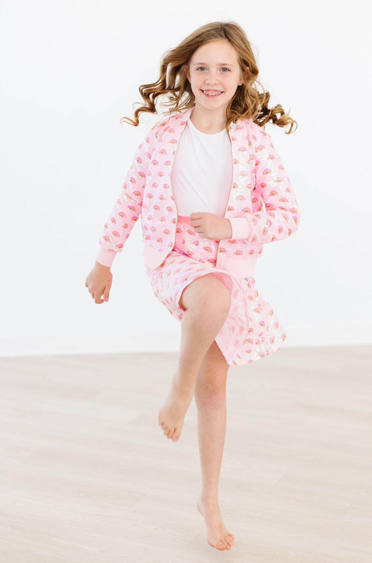 Pink Rainbow Sequin Jacket 6