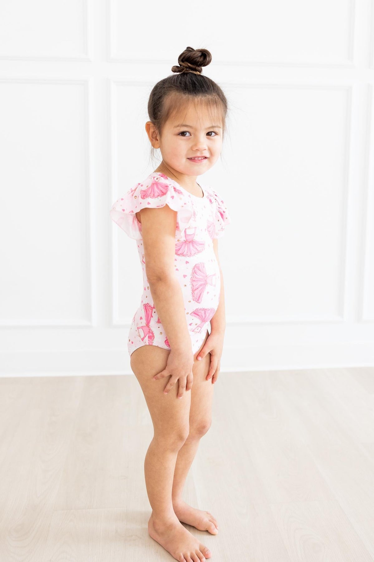 Pirouette S/S Flutter Sleeve Leotard 5
