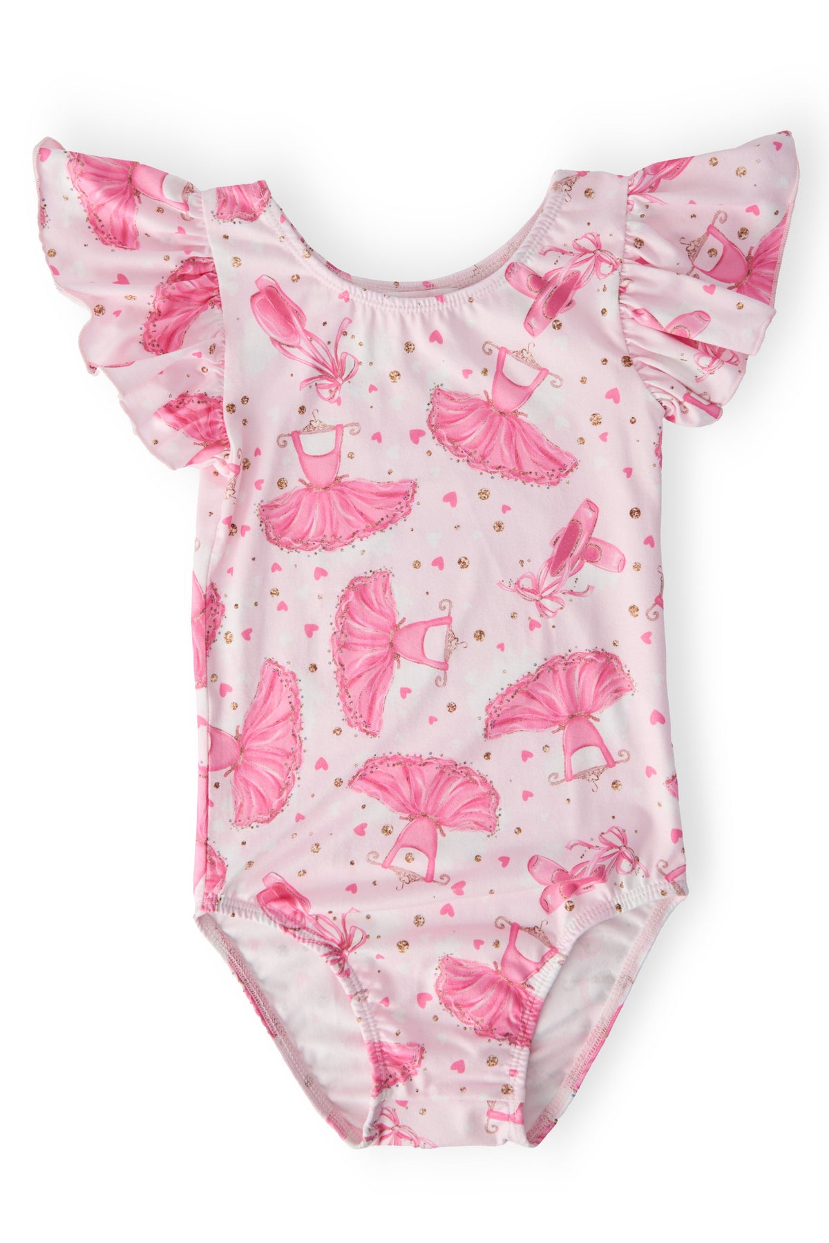 Pirouette S/S Flutter Sleeve Leotard 1