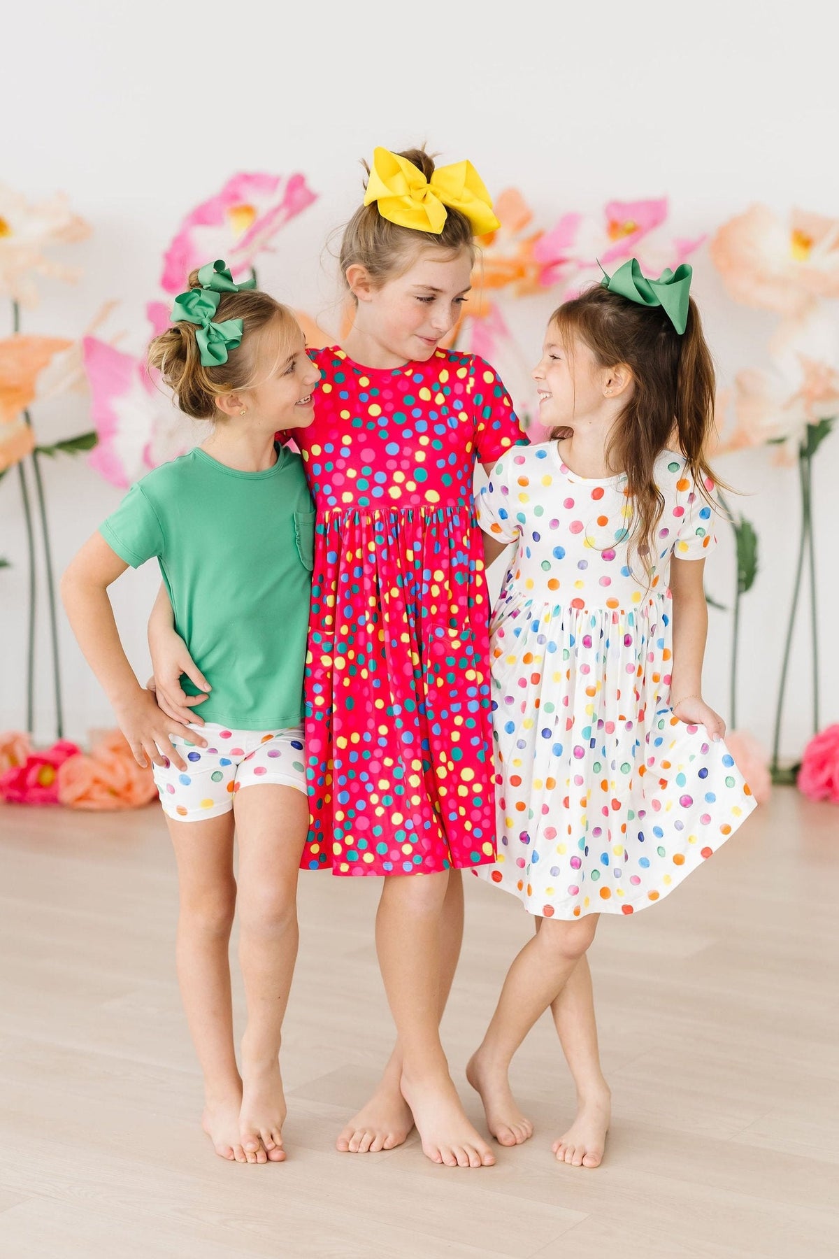 Polka Dot Party S/S Pocket Twirl Dress 3