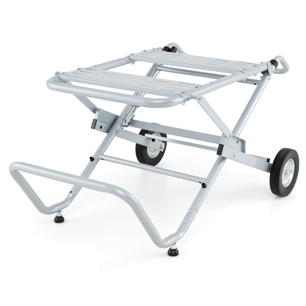 Portable Table Saw Stand with Rolling Wheels - Foldable 3