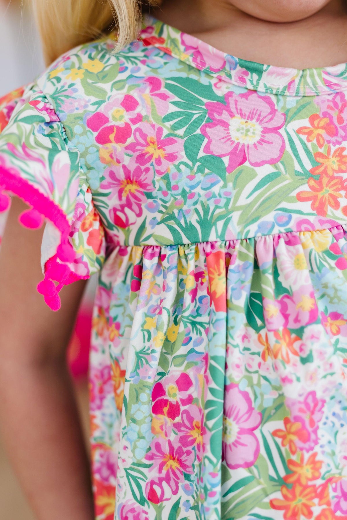 Preppy Petals Pom Pom Dress 5