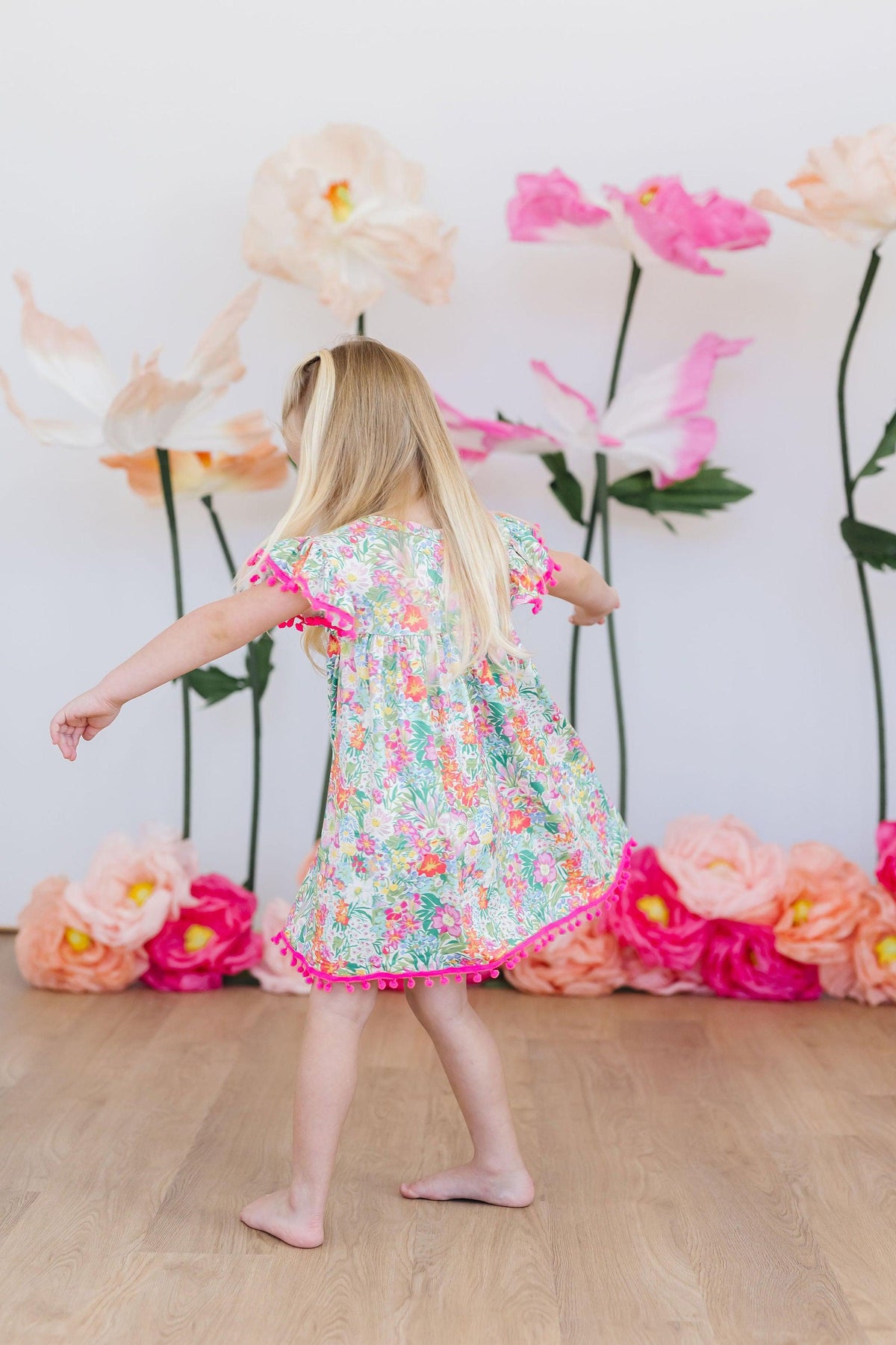 Preppy Petals Pom Pom Dress 8