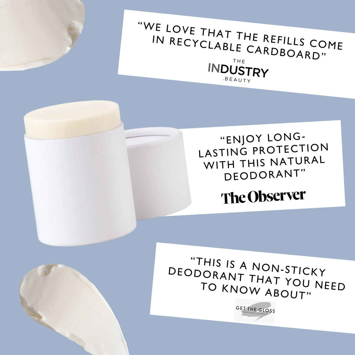 3x Deodorant Refills with Macadamia + Bergamot 3