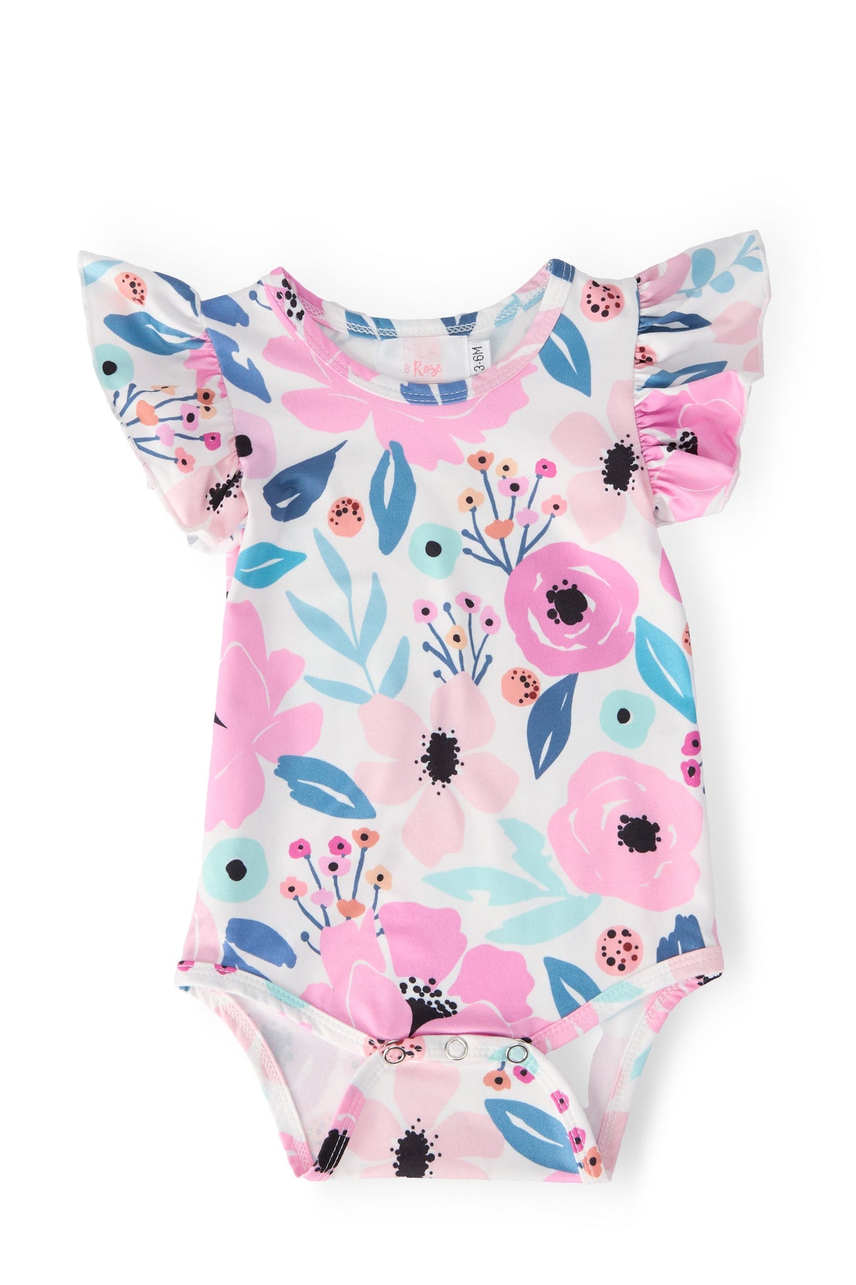 Pretty in Purple S/S Flutter Bodysuit 1