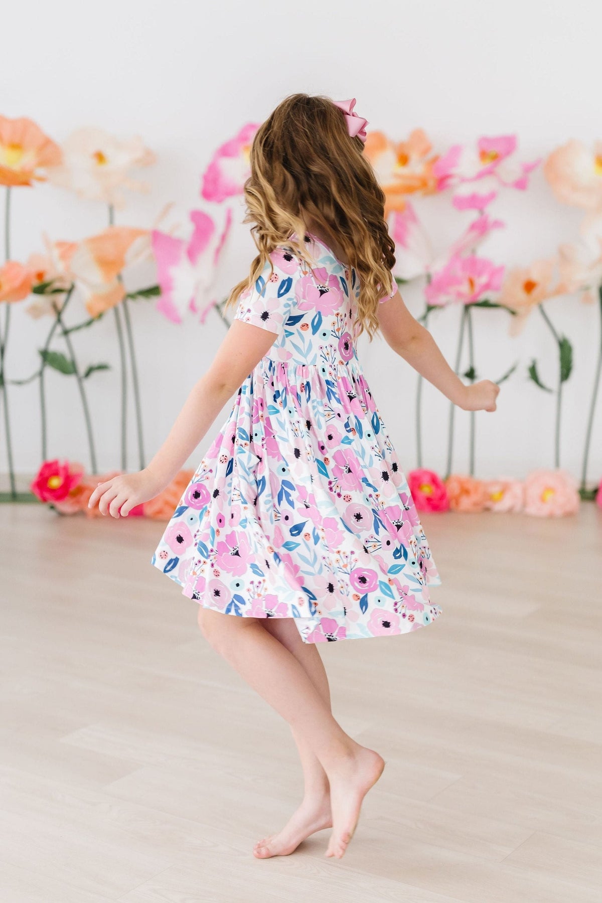 Pretty in Purple S/S Pocket Twirl Dress 3