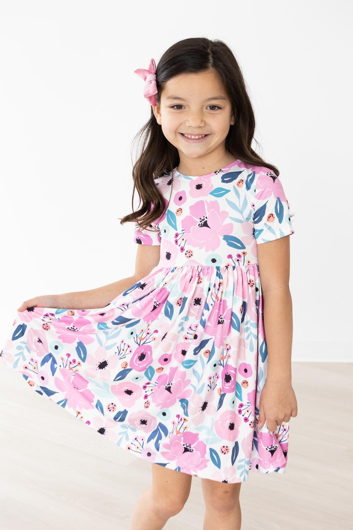 Pretty in Purple S/S Pocket Twirl Dress 6
