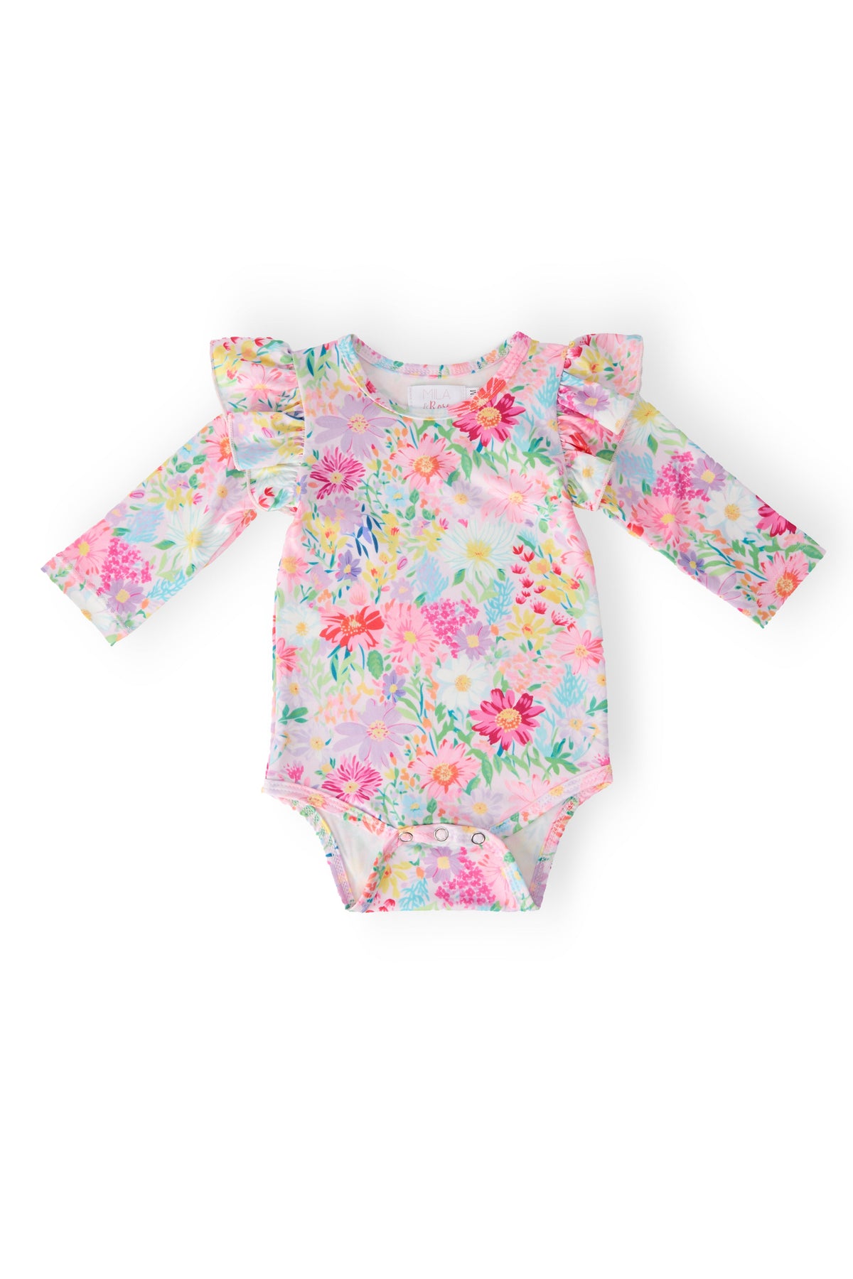 Field of Flowers L/S Flutter Bodysuit 1