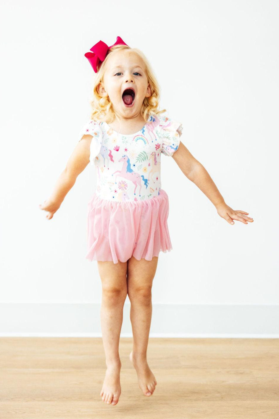 Rainbow Vibes S/S Twirl Leotard 2