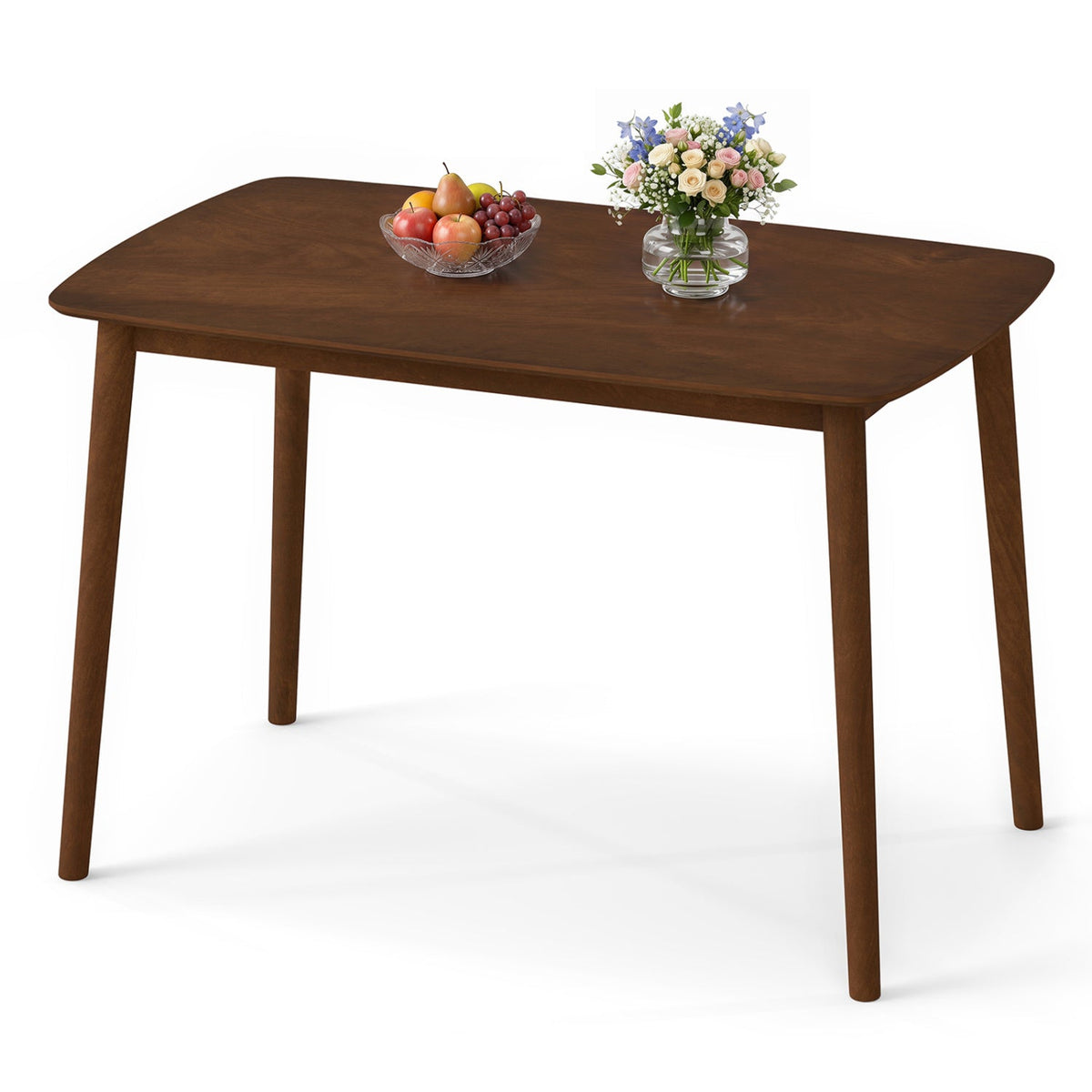 Rectangular Dining Table for 4 - Coffee Finish 3