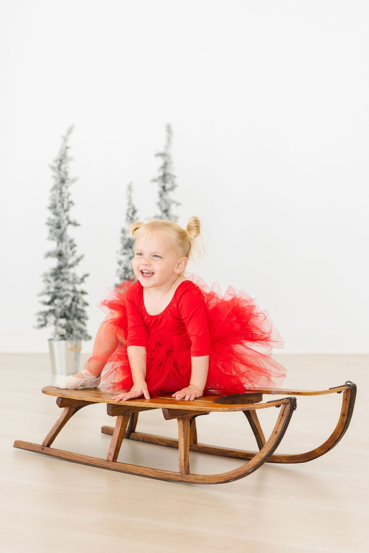 Red 3/4 Tutu Leotard 7