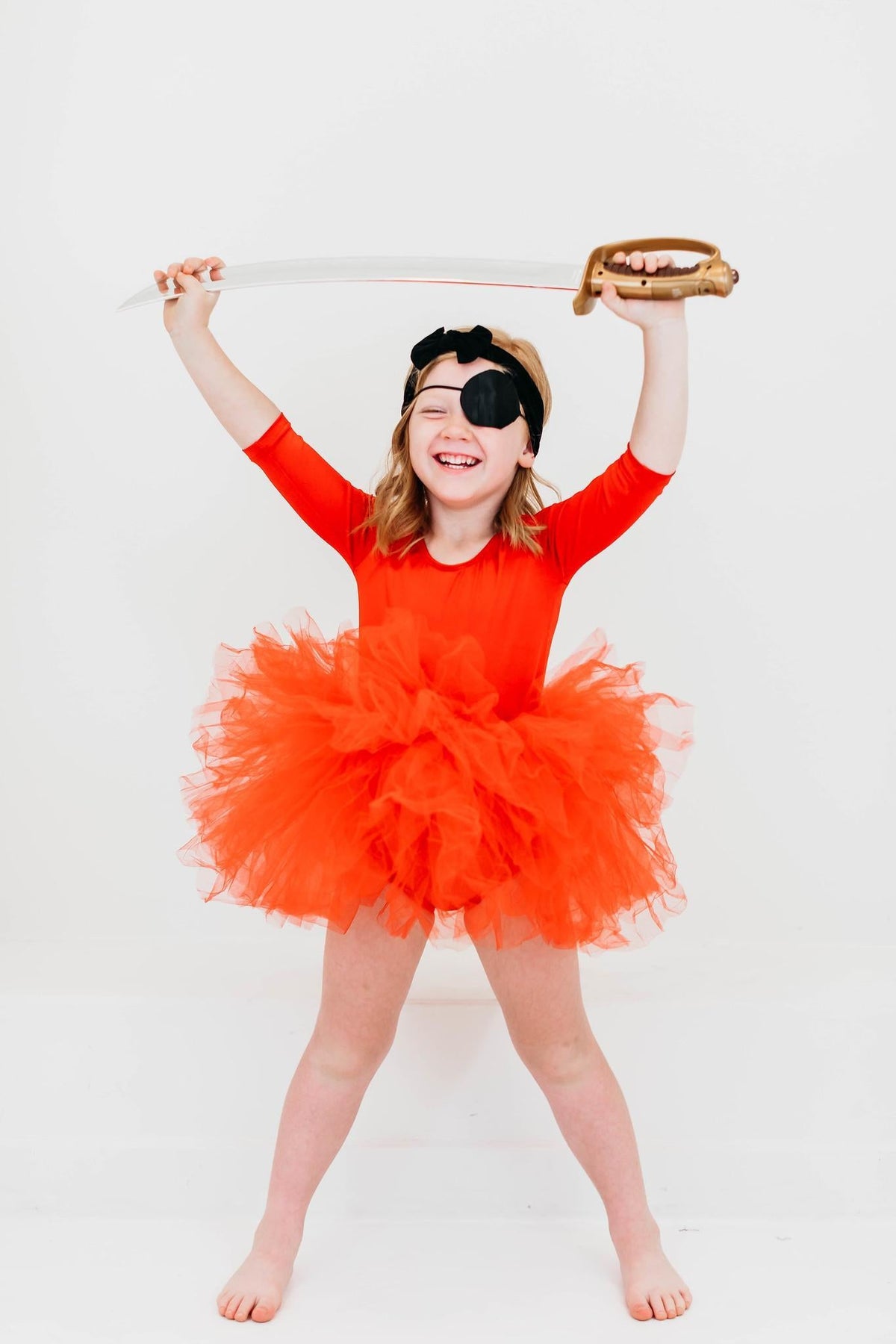 Red 3/4 Tutu Leotard 8
