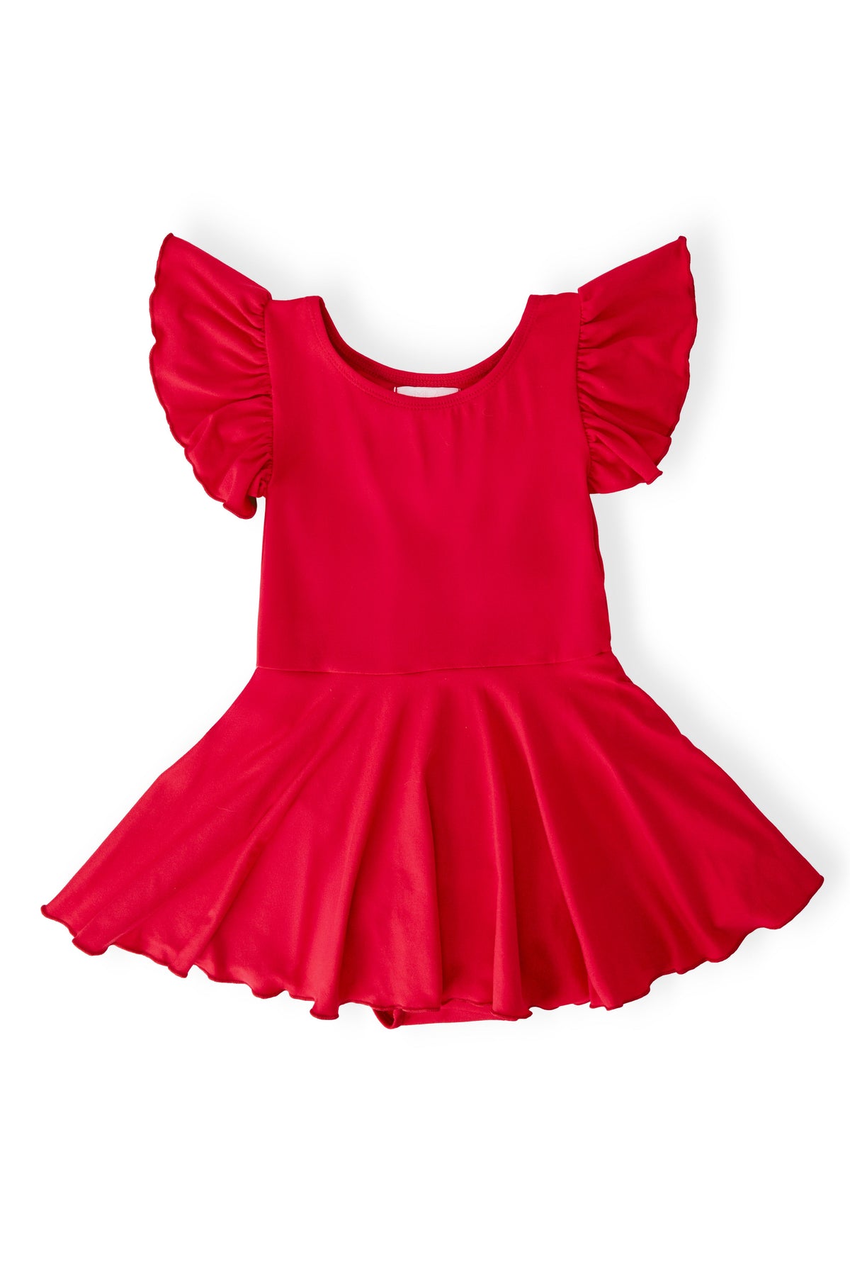 Red S/S Twirl Leotard 1