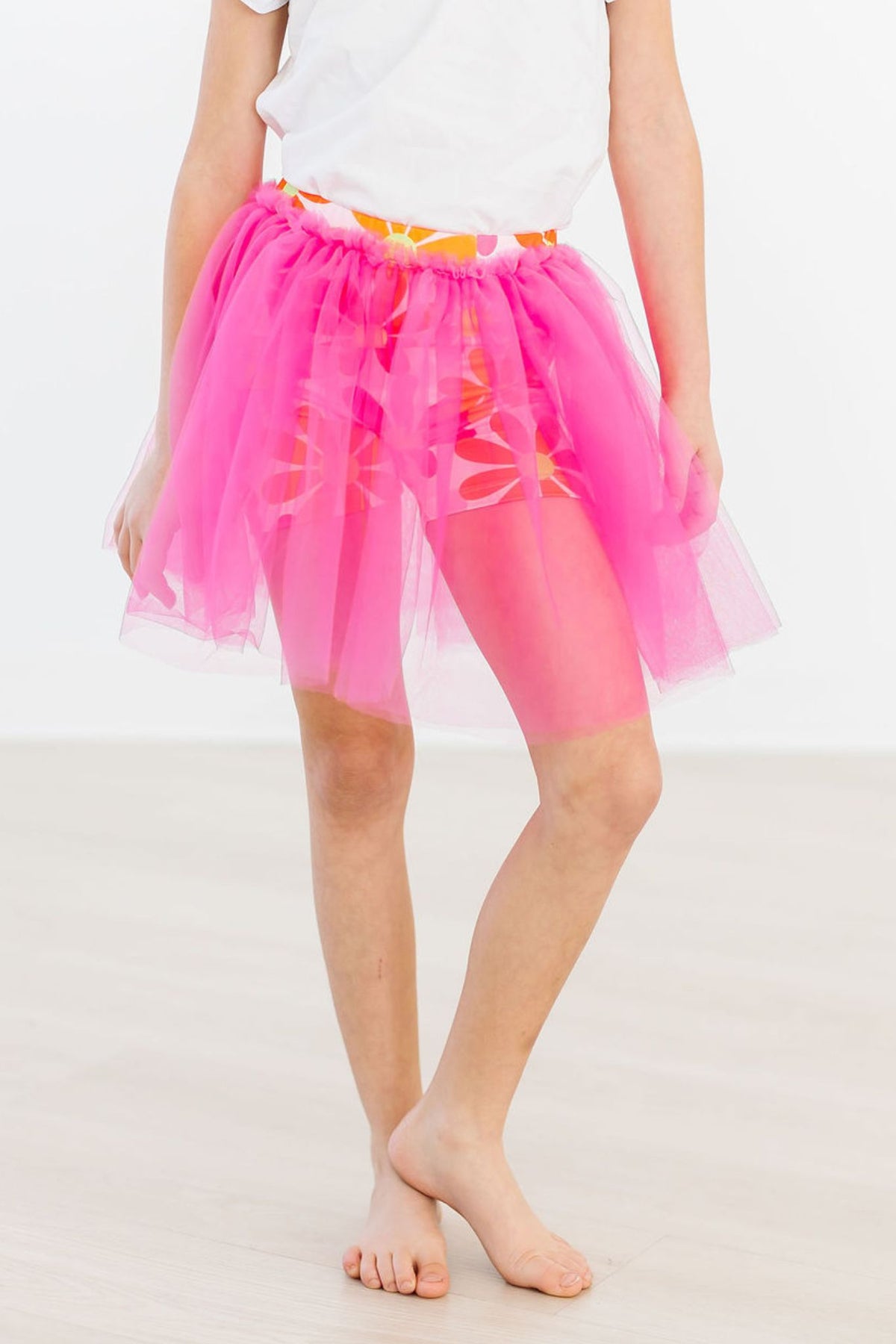 Retro Daisies Tutu Shorts 1