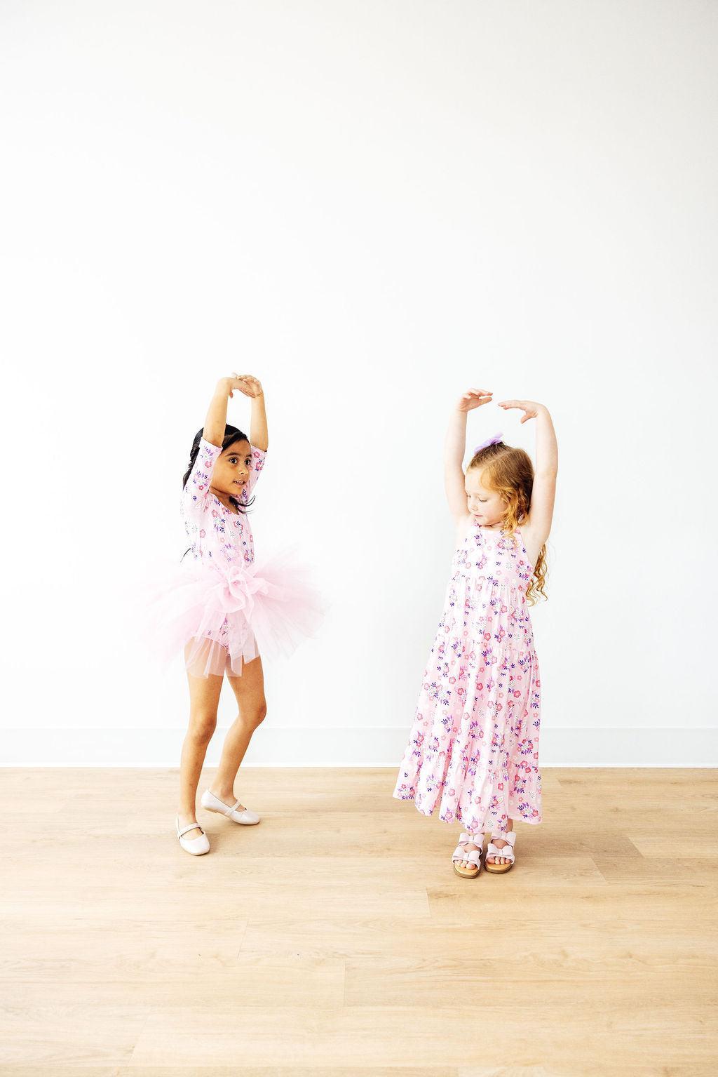 SALE Retro Daydream 3/4 Sleeve Tutu Leotard 3
