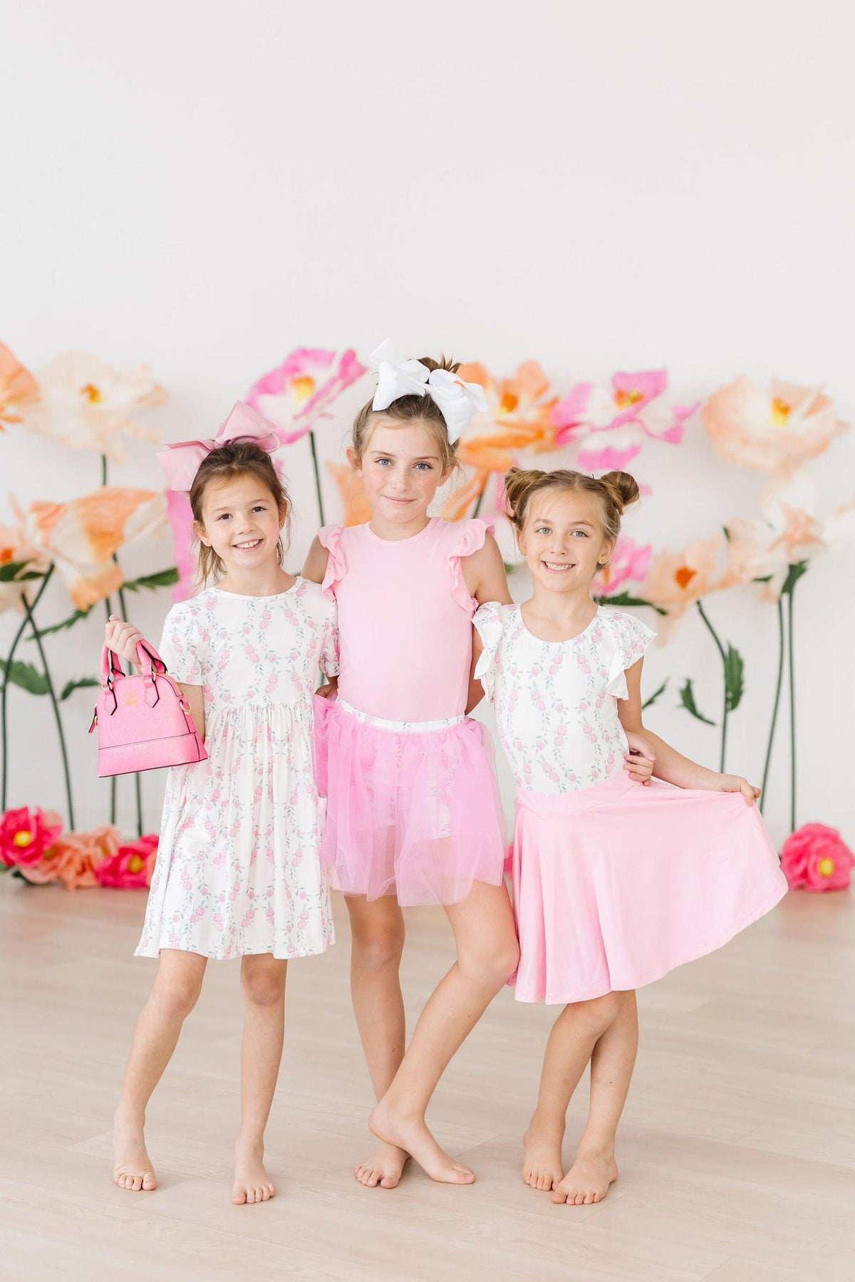 Rosie Posie S/S Flutter Sleeve Leotard 2