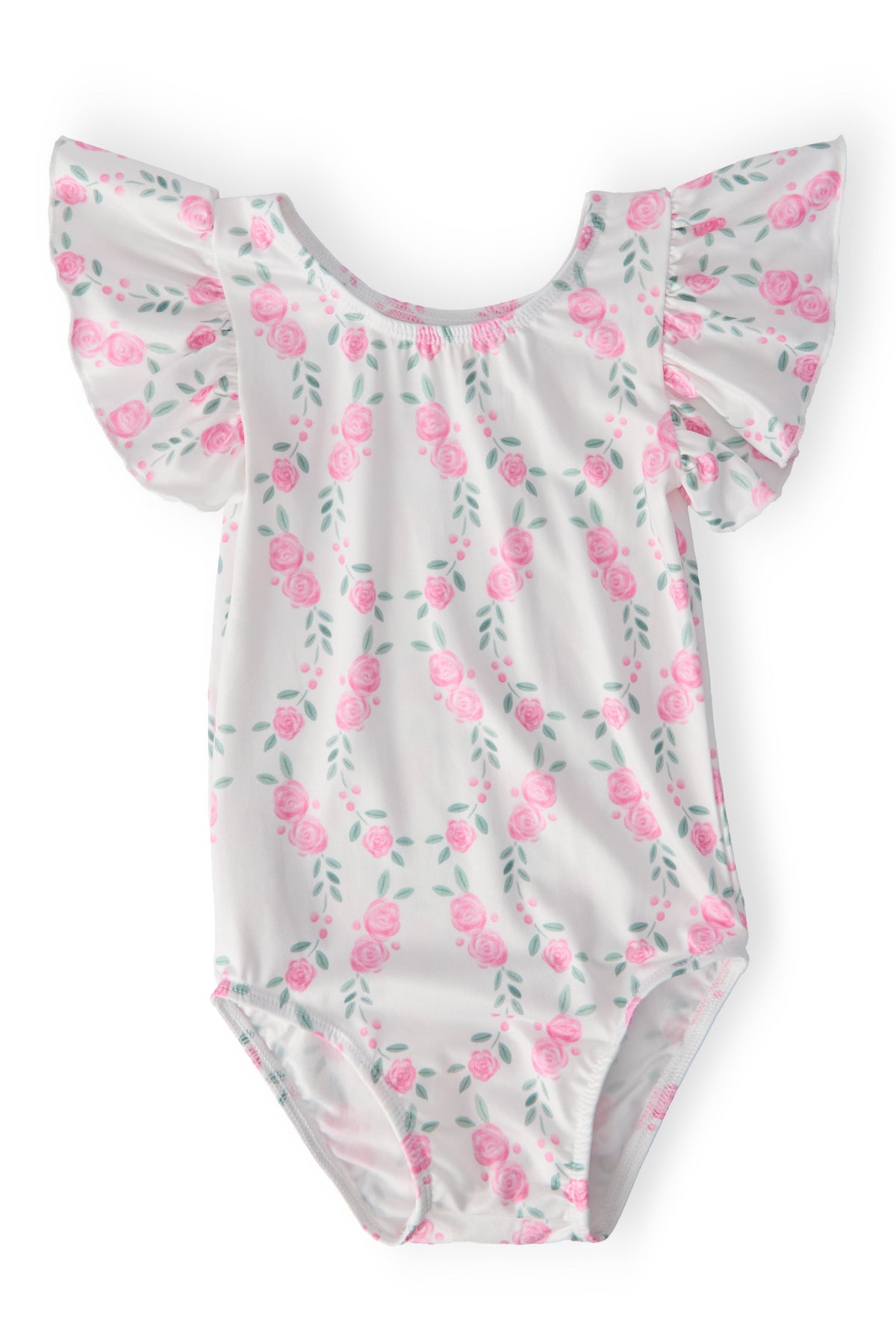 Rosie Posie S/S Flutter Sleeve Leotard 1